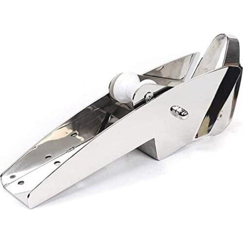415mm Hinged Self-Launching Bow Anchor Roller Boat Electro-Polished 316 Stainless Steel