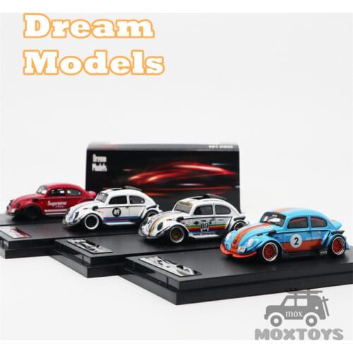 Dream Models 1:64 VW RWB Beetle Apple Gulf Martini Resin Car