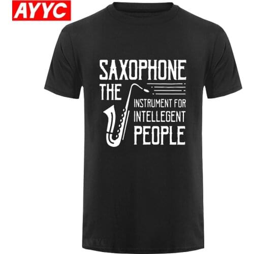 Saxophone-T-Shirt-Mens-Musician-Jazz-Players-Lovers-Gift-Present-Idea-Fashion-Short-Sleeve-Cotton-T-Shirt-Tops-Camisetas