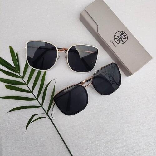 New European and American Fashion Summer Retro New Black Frame Sunglasses for Men and Women Driving Sunglasses