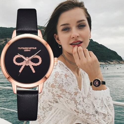 New Fashion Women Watches Lvpai 3D Emboss Casual Quartz Leather Band Watch Wrist Watch Reloj Mujer 2019 Luxury Women Casual 618
