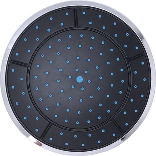 Round Shape Bathroom Top Shower Head Straight Screw Rainfall Showering Sprayer G1/2" MAR-18