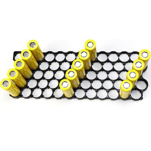 18650 5*12 Batteries Holder Dislocation Bracket Cell Safety Anti Vibration Plastic Battery Brackets For 18650 Lithium Batteries