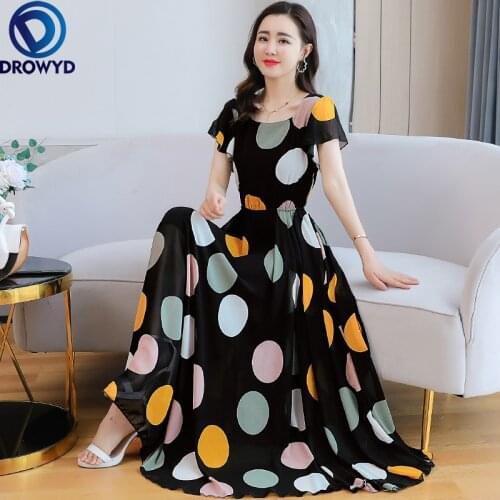 White Black Maxi Long Teen Girls Dress Summer 2021 Kids Clothes Short Sleeves Childrens Dresses Holiday Beach Fashion Clothing