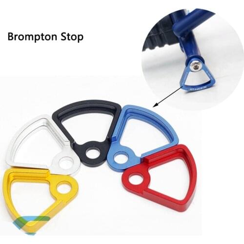 Aceoffix Bicycle Frame Rack Kickstand Stand For Brompton Folding Bike Stop Piece Replace Easywheel EZwheel Parking Parts