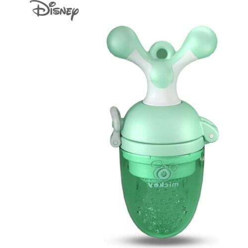 Disney Mickey Baby Feeding Pacifier Safe Baby Juice Bites Vegetable Teeth Stick Fruit Food Silicone Teethers Molar 11X5.5CM
