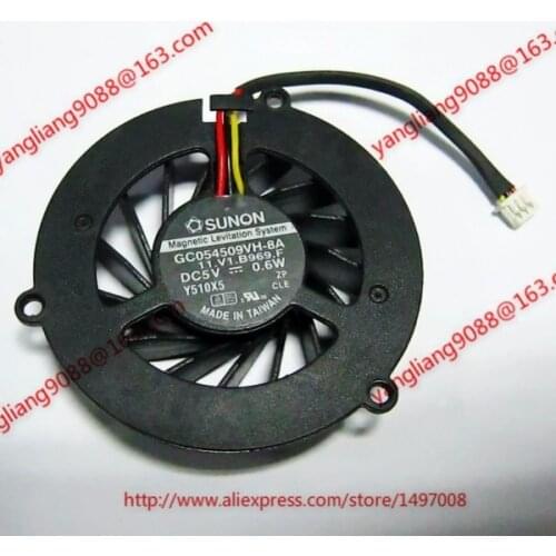 SUNON GC054509VH-8A 11.V1.B969.F DC 5V 0.6W Server Round Fan