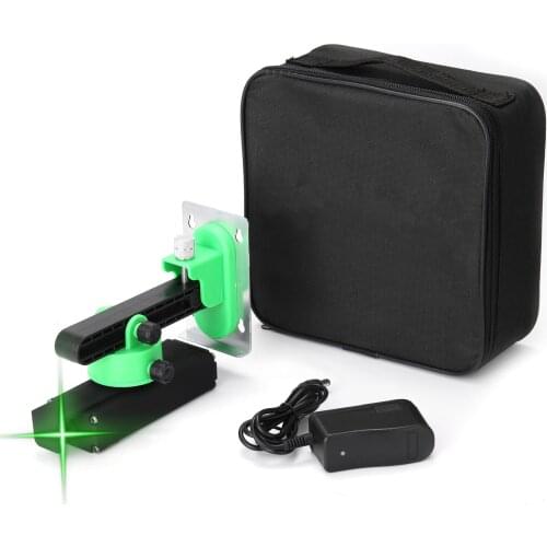 360° Superbright Green Laser Line Walling Machine Set Wall-mounted Bracket with 360° Fine Tuning Knob