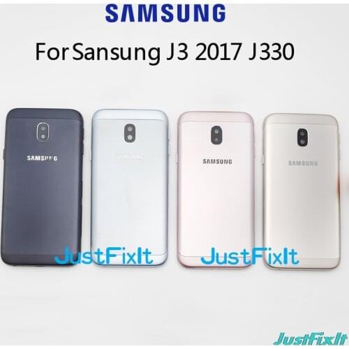 For Samsung Galaxy J3 2017 J330 SM- J330A J330F J330M J330FN Back Battery Housing Cover Case Battery Door Rear Lid