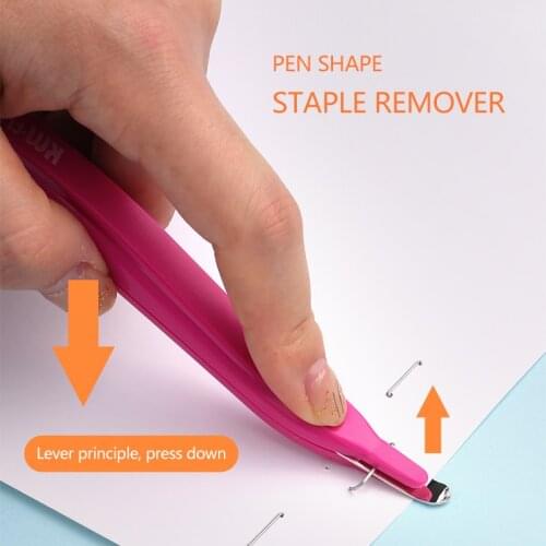 1pcs Creative Staple Remover Staples Nail Puller with Magnetic Head Needle Remover Nail Pull Out Extractor Stapler Binding Tool