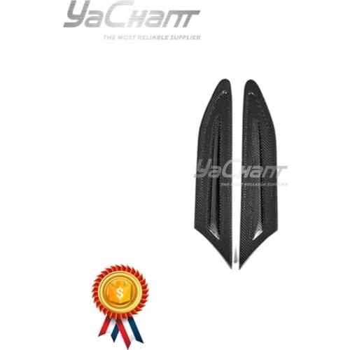 Car-styling Carbon Fiber Fender Emblem Cover Fit For BRZ ZC6 Fender Emblems 2pcs