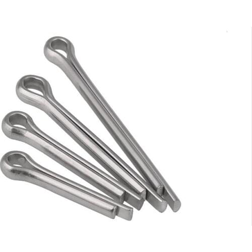 2pcs M8 Stainless Steel Opening Pin Locating Hair clip Pins Dowel 40-180mm length
