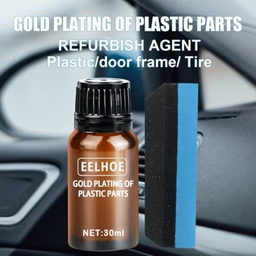 30ml Car plastic part refurbish agent interior Cleaner Coating Wax plastic part Instrument Retreading car Maintenance care TSLM1