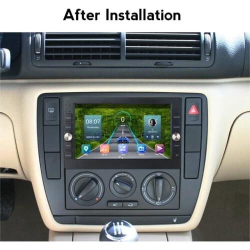 2 Din 4G Android 10 Car Radio For Peugeot 307 VW PASSAT B5 JETTA BORA GOLF 4 POLO MK5 MK4 MK3 T5 Multimedia Player GPS Navi DSP