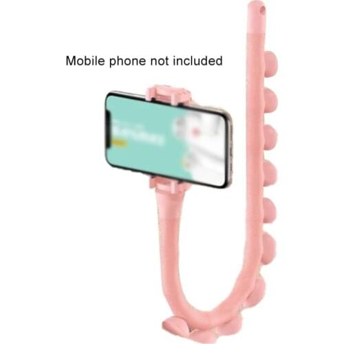 Caterpillar Phone Holder Bracket Creative Cute Lazy Mobile Phone Support Multifunctional Silicone Suction Cup Holder