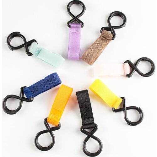 Baby Bag Stroller Hooks Infant Pram Pushchair Car Hanger Hanging Strap High Quality Convenient Plastic Baby Stroller Accessories