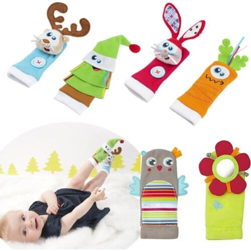0~24 Months Baby Infant Rattle Socks Educational Soft Newborn Gift Toy for Children Baby Toy Baby warm Foot Socks