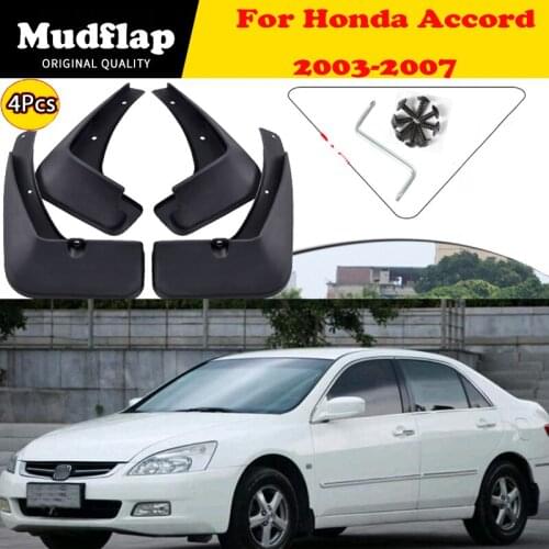 For Honda Accord 2003-2013 Mud flaps Splash Guards Front Rear Mudguards 2003 2013 Set Molded Mud Flaps Accessories