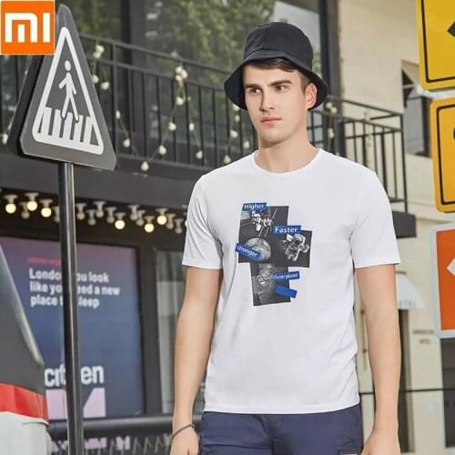 For Youpin Youpin Man Universe Sand Table Floating Exploration Basic T-shirt Soft and comfortable Breathable male short sleeve