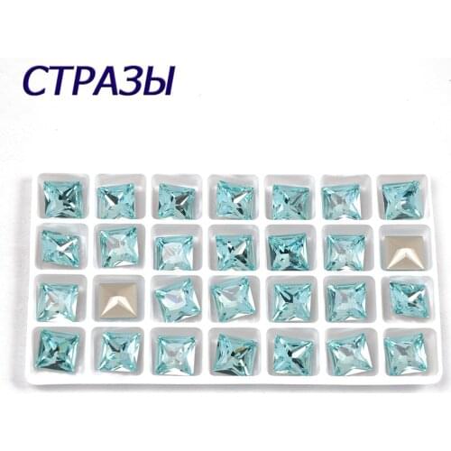 CTPA3bI Best Crystal Aquamarine Glass Rhinestones Pointback Sew On Diamond Rhinestones For Clothing Earring Necklace Accessories
