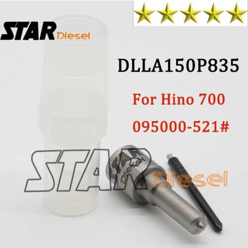 STAR DLLA150P835 Common Rail Nozzle Tip DLLA 150 P 835 Diesel Sprayer DLLA 150P835 For Hino 700 Series 10.5D P11C 095000-5212