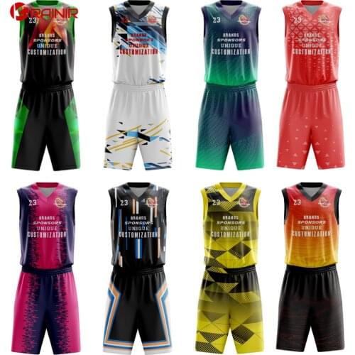 Wholesale Top Quality Breathable Uniform Sublimation Basketball Jersey Custom