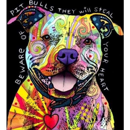 Clothing Patches Bulldog Pattern Iron On Patches DIY Thermal Transfer Printing Animal Stickers for Clothes Ins Style Decoration