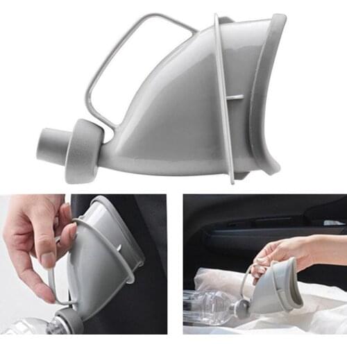 Unisex Portable Travel Urinal Car Handle Urine Bottle Mobile Urinal Funnel Outdoor Camp Urination Device