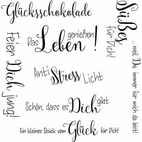 German Transparent Clear Silicone Stamp/Seal for DIY scrapbooking/photo album Decorative clear stamp A510