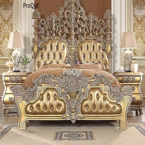 Prodgf 1Pcs A Set Living Room fantastic Castle European Bedroom Bed