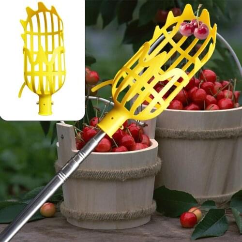 Fruit Picker Plastic Fruit Catcher Collector Pruning Tools Creative Without Pole Outside Device