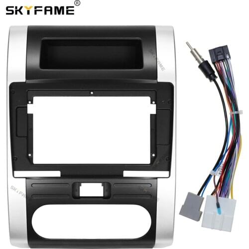 SKYFAME Car Frame Cable For NISSAN X-Trail QASHQAI 2008-2013 Screen Dask Kit Fascia Frame