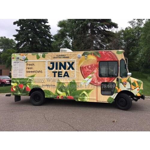 Street Food Carts Halal Grill Kitchen Restaurant Gelato Pizza Truck Mobile Electric Food Kiosk Outdoor