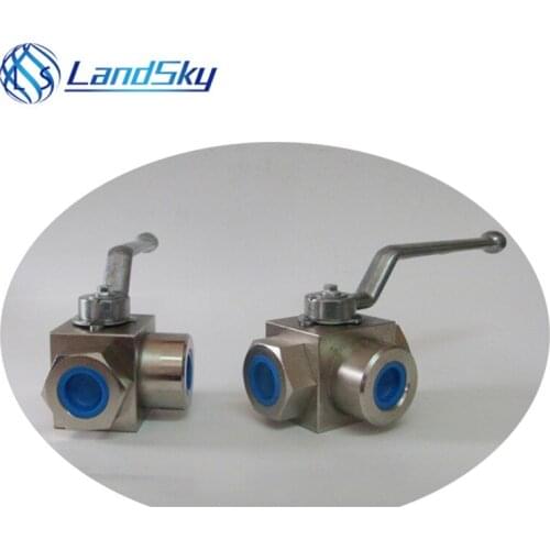 High pressure NPT1/4 threaded 3 way ball valve industrial valve suppliers three way ball valve manufacturer port NPT1/4