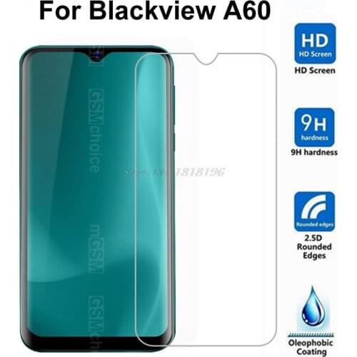 Tempered Glass for Blackview A60 Pro Screen Protector Film on Blackview A60 Pro Glass 9H Ultra-thin Protective Film Screen
