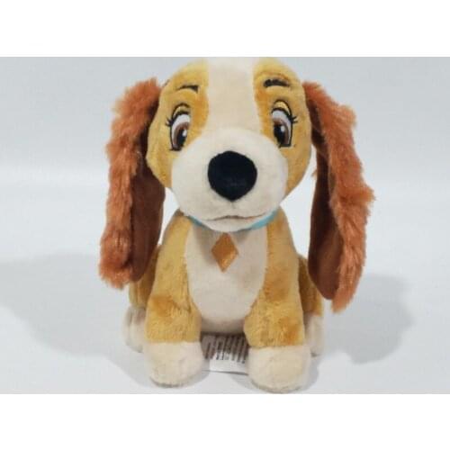 1piece 23cm Disneyland miss and rogue tramp lady plush toy doll cartoon doll gift