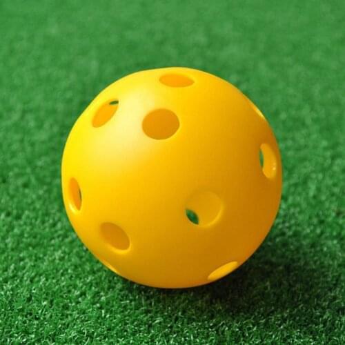 10Pcs 72mm Golf Practice Ball Hollow Structure Anti-shock PE High Resilience Easy to Carry Golf Light Ball drop shipping