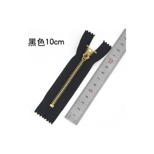 A2 Sewing supplies Real copper zipper Navy black jeans / casual pants metal copper zipper pants placket metal iron zipper