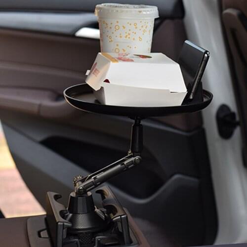 8.26' Car Tray Holder Phone Slot Non Slip For Food Eating Beverage Snacks Coffee Mount Table Stand Mount Holder Organizer