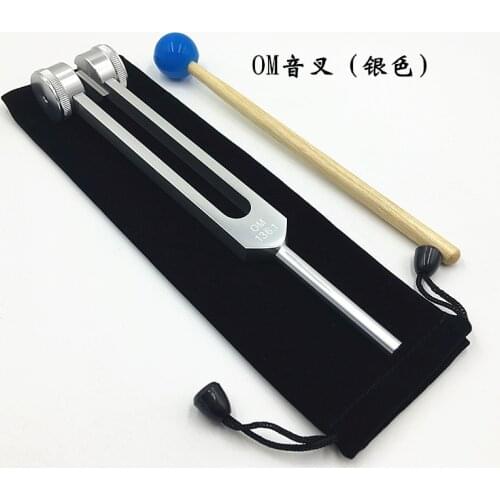 Chakra tuning fork OM 136.1Hz chakra tuning fork high-frequency crystal tuning fork purifying energy body tuning fork