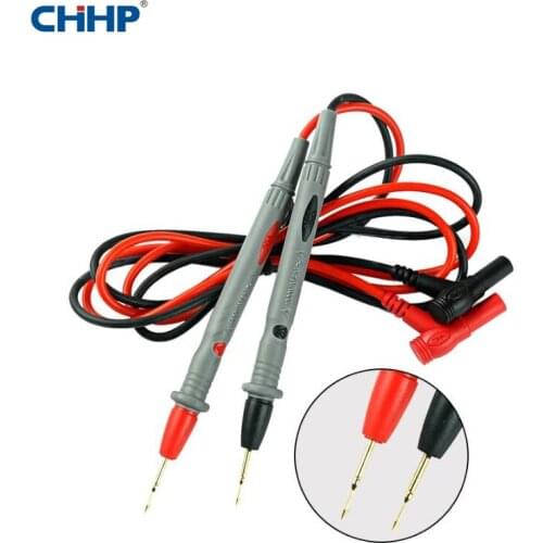 Digital Multimeter1000V 20A Thin Tip Needle PVC/Silicone Wire Test Pen Lead Probe Wire Pen Cable Multimeter Tester