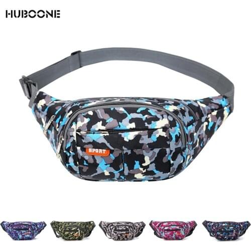 Unisex 3D Colorful Waist Bag Men Women Fanny Pack Men Banana Bag Money Phone Pouch Belt Bag Women Sports Waist Pack Bum Bag Male