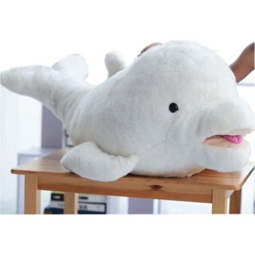Kawaii soft plush toy dolphin doll big stuffed sea amimals pillow cushion birthday gift for girlfriend children 39inch 100cm