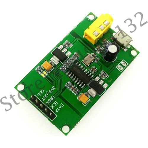 ES9023P I2S IIS Raspberry Pi Digital Audio Input DAC Decoder Board to AUX Analog Output