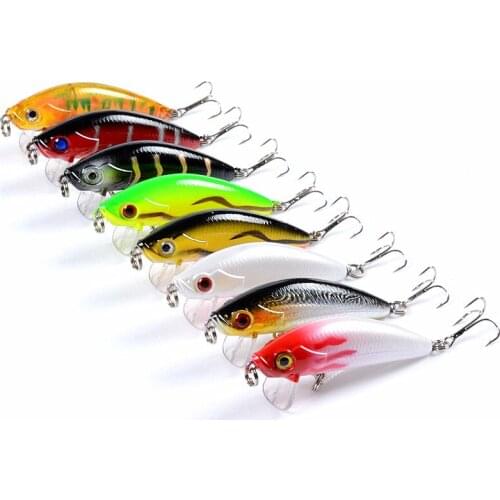 East Rain Suspension lures 6.8cm 6.1g 3pcs/lot Freshwater Saltwater Fishing Lure SP Minnow Artificial Hard Bait Free Shipping