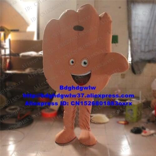 Hand Palm Manus Mascot Costume Adult Cartoon Character Outfit Suit Anniversary Celebrations Customers Thanks Meeting zx2165