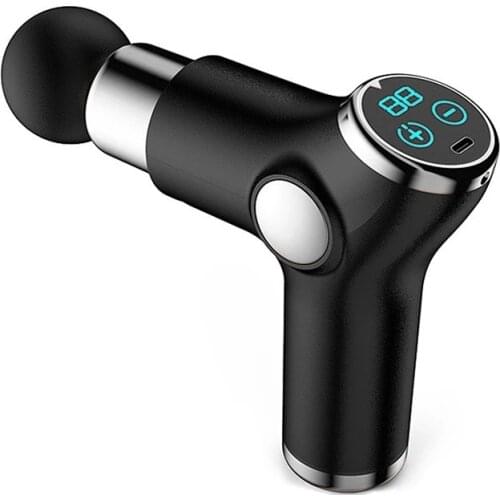 2021 Mini Portable Massage Gun Deep Vibration Muscle Relaxation USB Charge Whole Body Back Arm Gym Fitness Equipment Tool