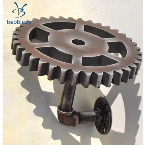 Wall Mounted Storage Rack Wall Shelf Towel Hanger Hook Holder Rustic Decor