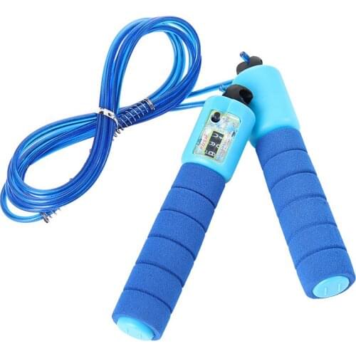 Newly Jump Rope with Counter Adjustable Skipping Steel Wire Rope Anti Winding Wear Resistant Workout for Indoor Outdoor