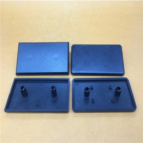 Plastic end cap cover plate black for EU aluminum profile prat 4080 end face nylon rubber cover cap workbench 10pcs